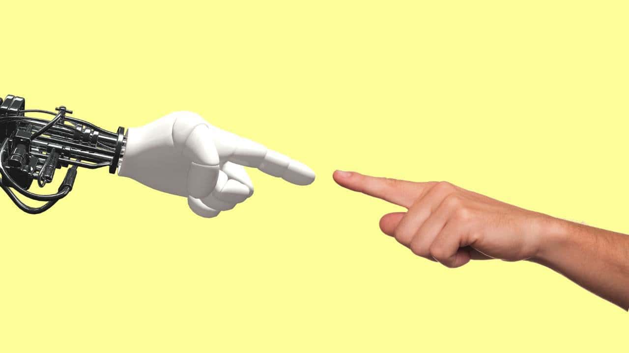 Mensch gegen Maschine im Change Management