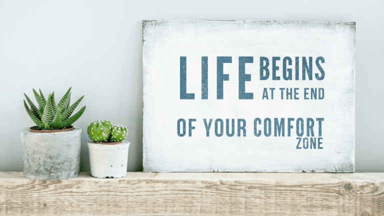 Out of the comfort zone